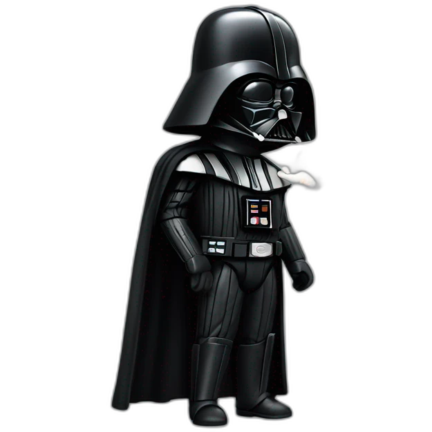 Darth vader smoking emoji