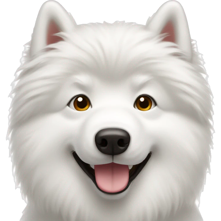 Samoyed dog emoji