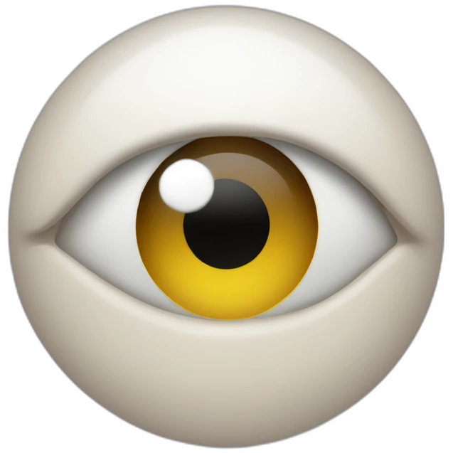 The cursor gets into the eye emoji