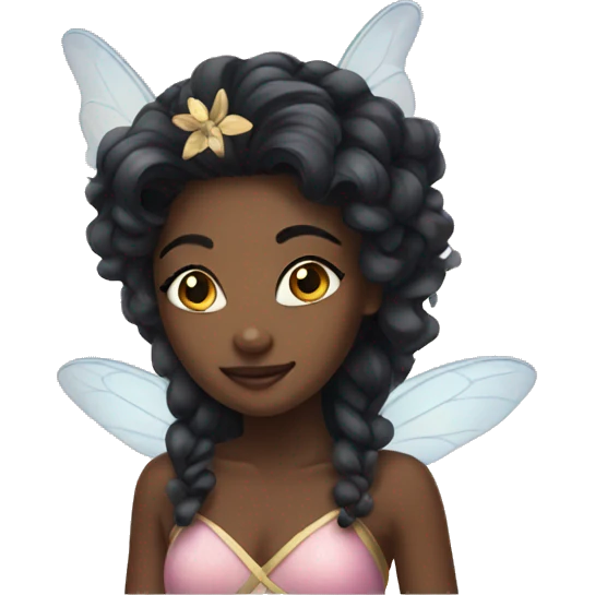 Black fairy  emoji