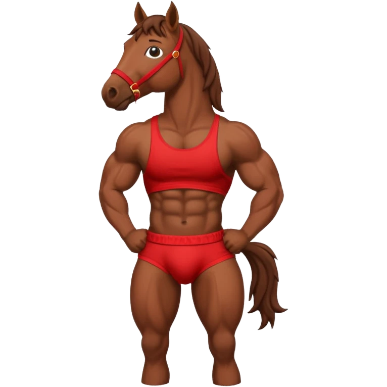 🐴 horse with underwear  emoji