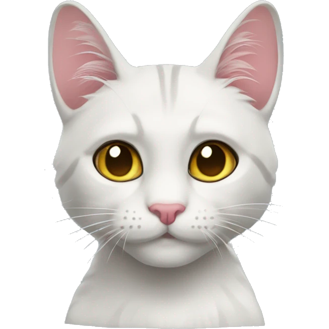 кошка с розовыми очками  emoji