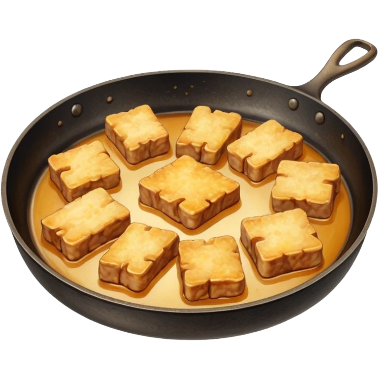 fried lard on pan emoji