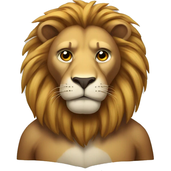 hard working lion emoji