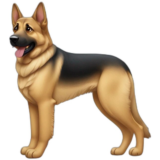 German sheperd  emoji