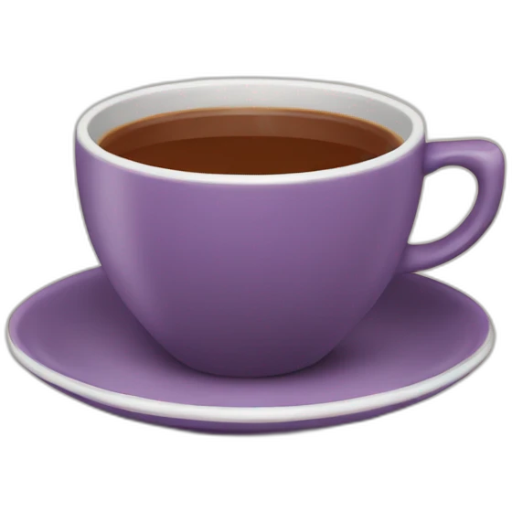 A cup of hot tea with a bar of chocolate emoji