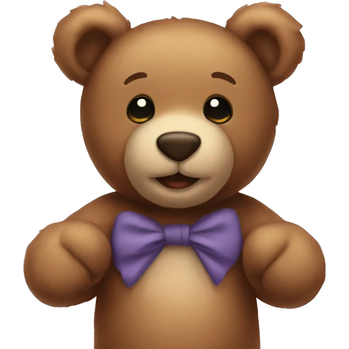 Teddy bear inlove emoji