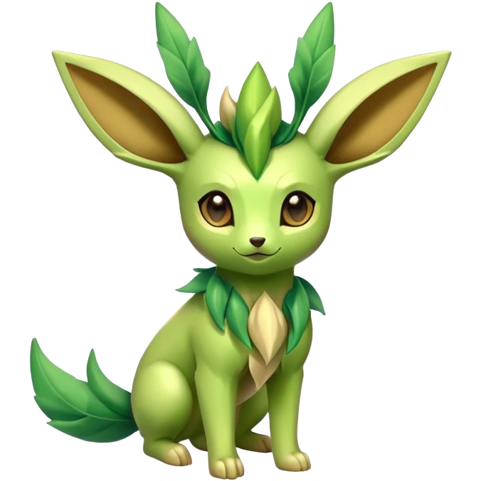 Shiny Exotic Leafeon-Bayleaf-Hybrid-Creature emoji