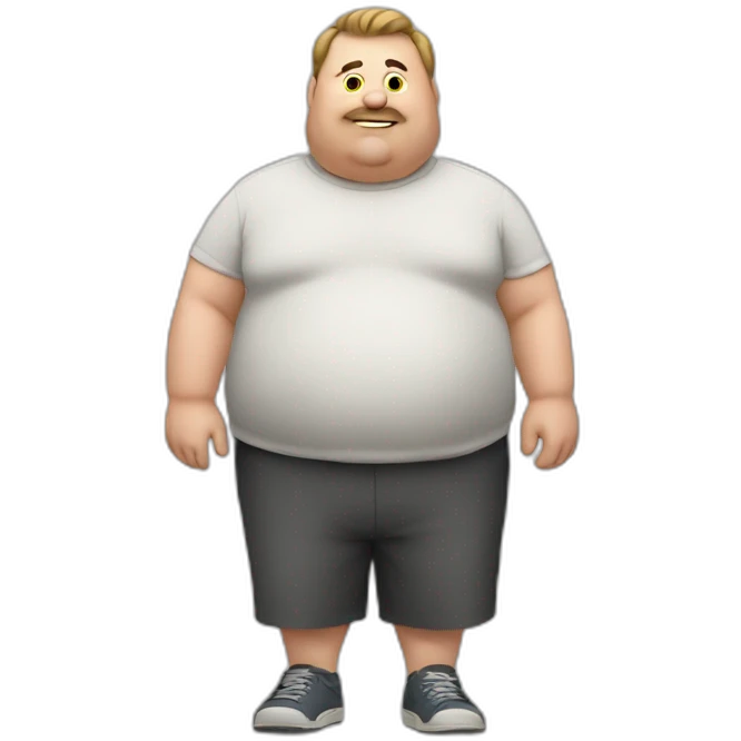 fat man emoji