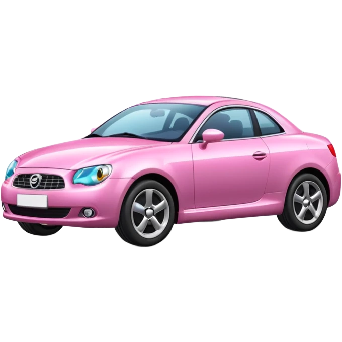 Pink car emoji