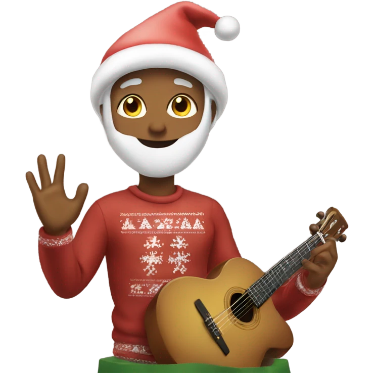 Me opening Christmas music emoji