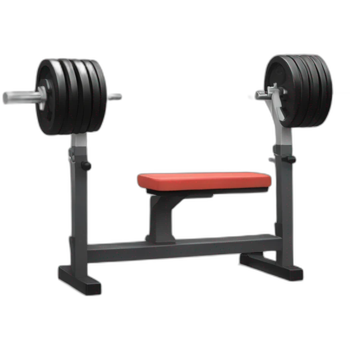 Muscle barbells bench emoji