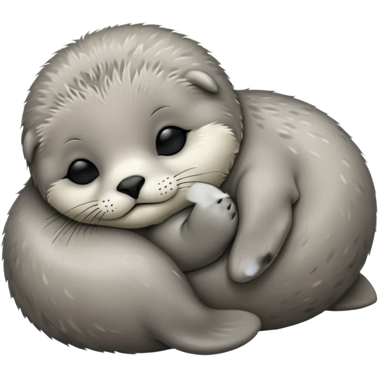 baby Seal sleeping emoji