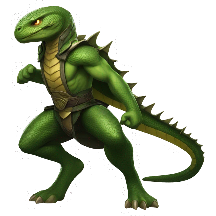 Reptile mortal kombat emoji