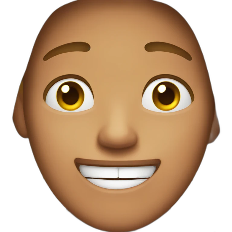 Funny face emoji