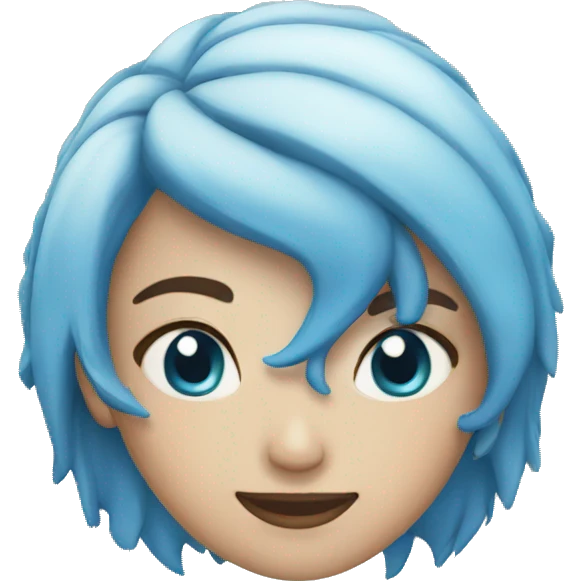 rosa azul emoji