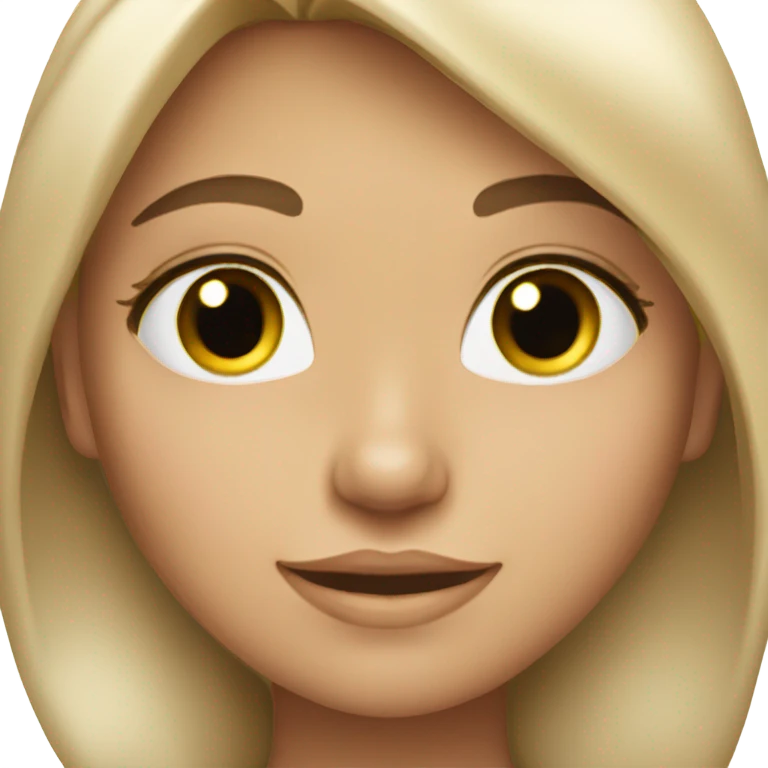 Pretty light skin girl with sparkles emoji
