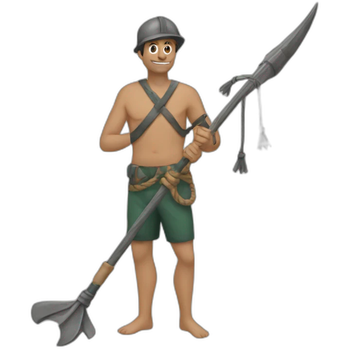 man with harpoon emoji