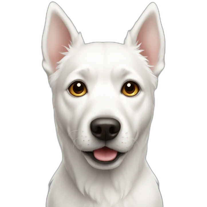 White Dog emoji