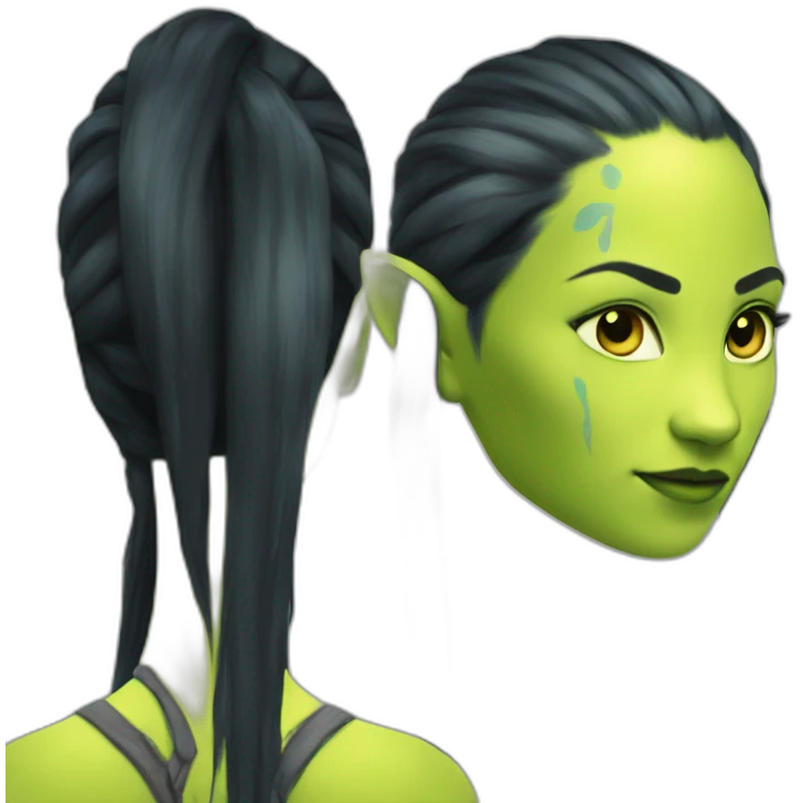 An Avatar Na'vi girl emoji