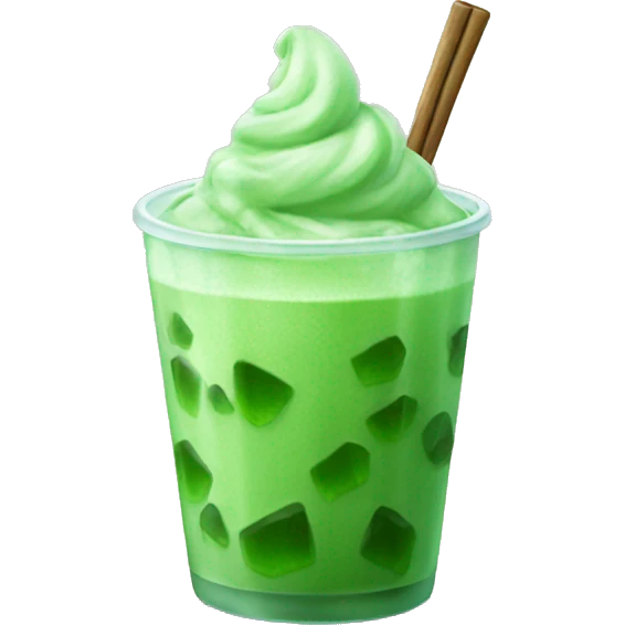 ice matcha emoji