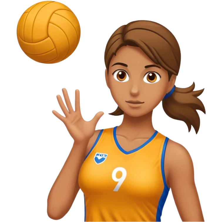 girl handballplayer emoji