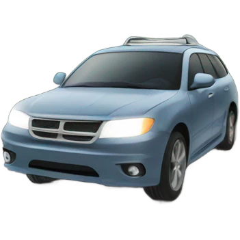driving car mountain emoji