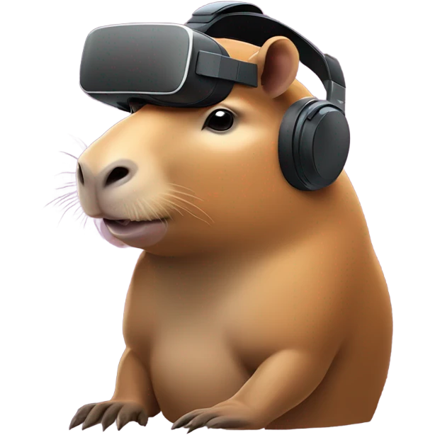 capybara VR emoji