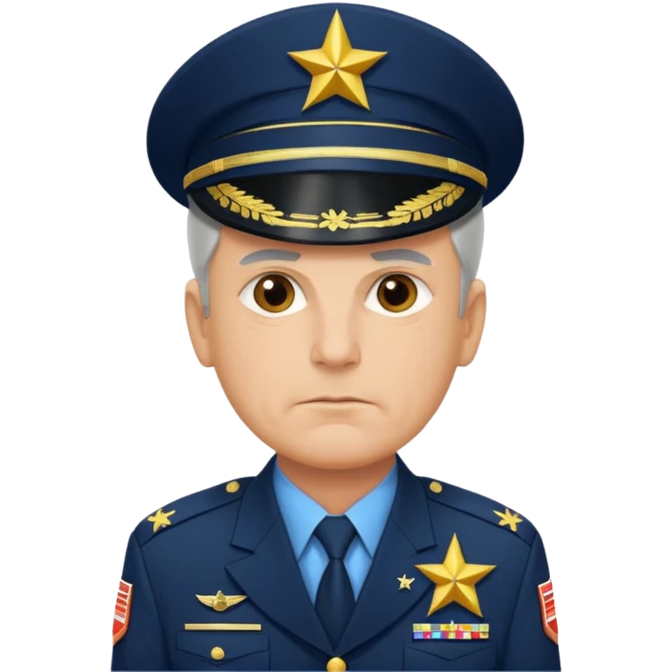 USA military general realistic emoji