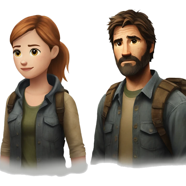  joel and ellie the last of us emoji