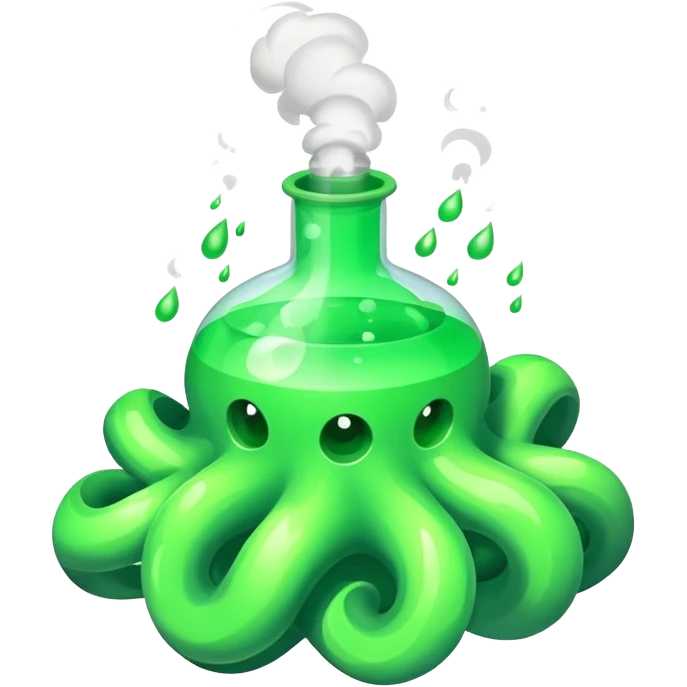 poisonous gas, isometric emoji