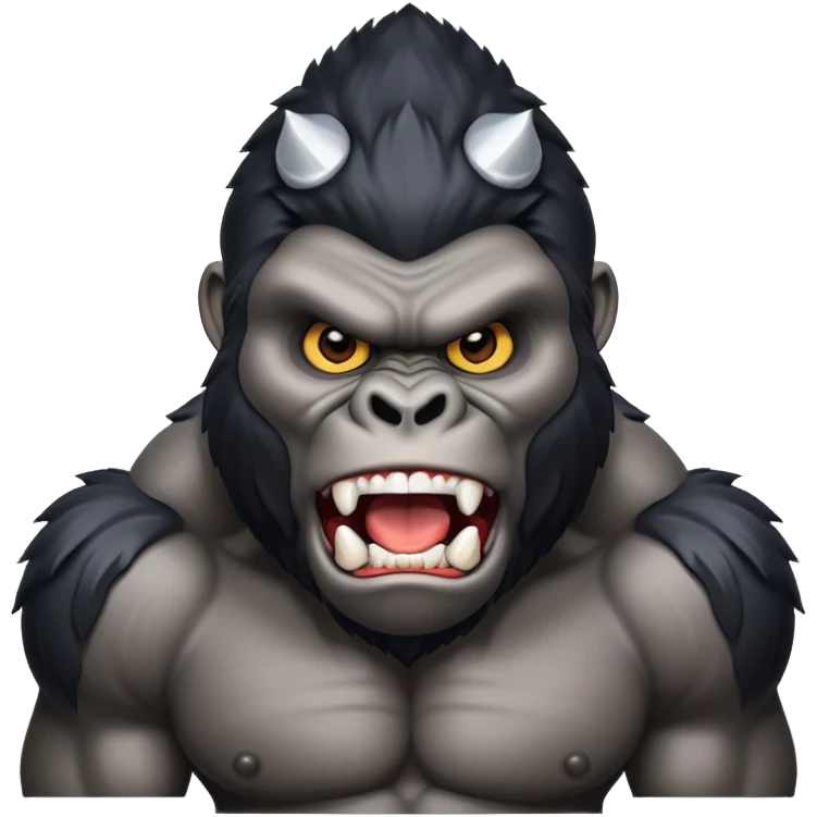 angry gorilla emoji