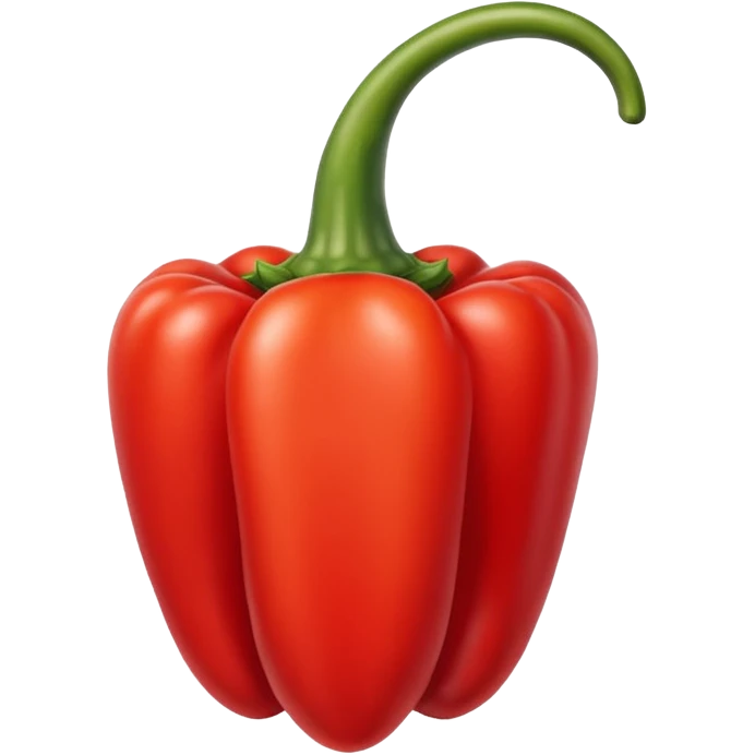 pointy red pepper emoji