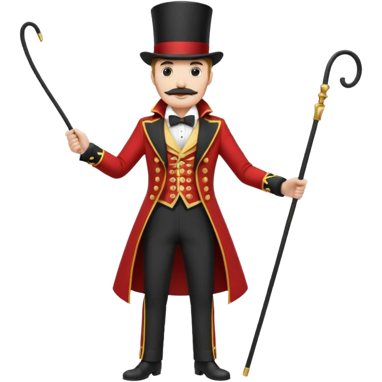 Ringmaster with Whip emoji