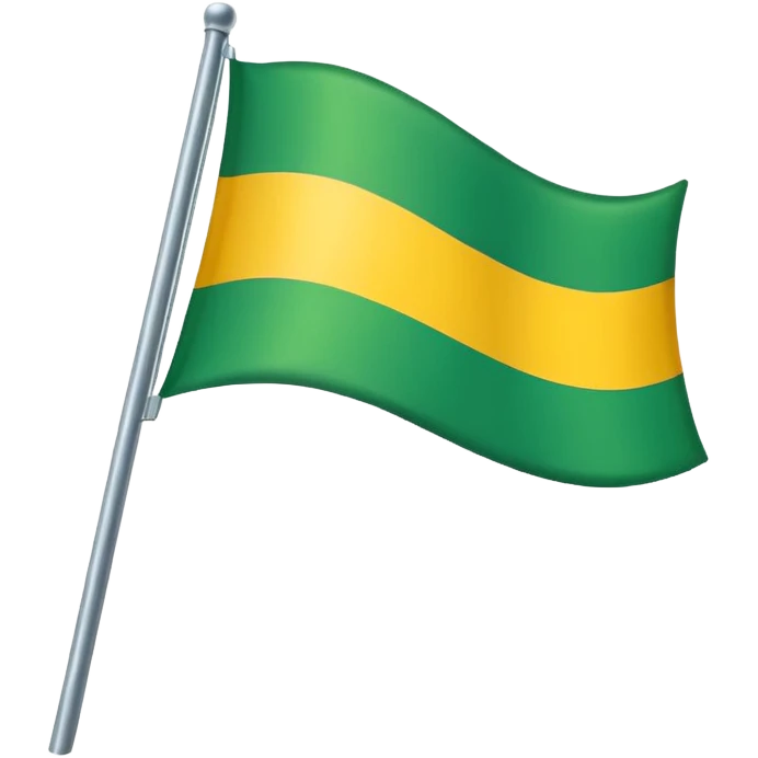 Yeşil sarı bayrak emoji emoji