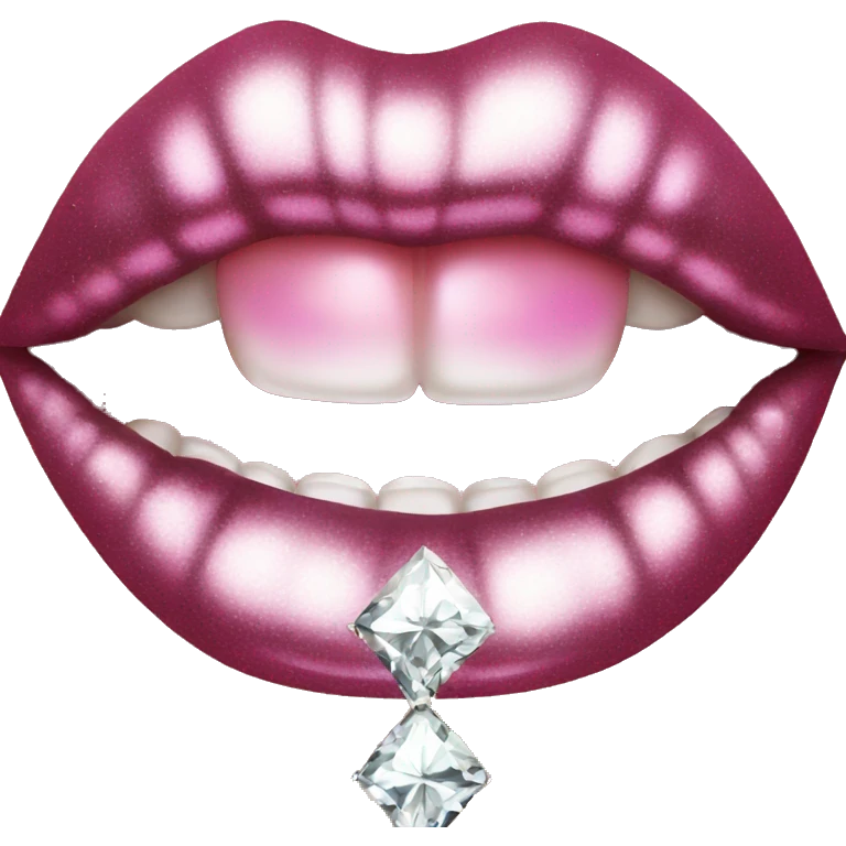 Glittering Lip Jewel emoji
