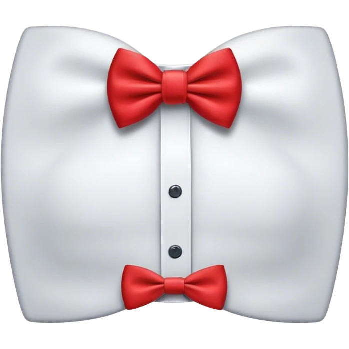 Red bow tie emoji