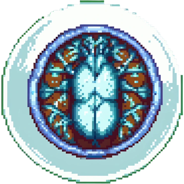 MRI embryo digital fetal small shape in otherworldly bubble emoji