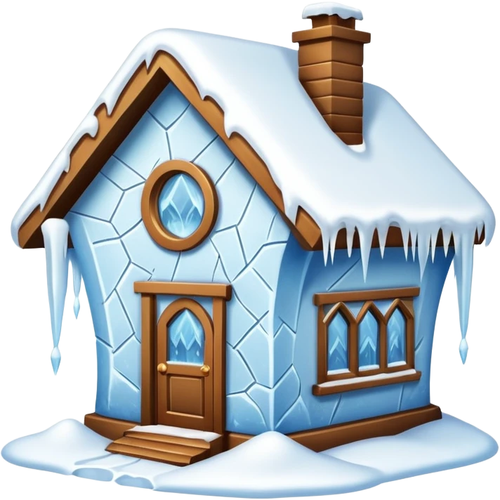 frozen house emoji