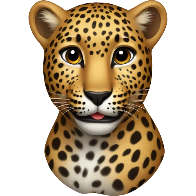 Leopard heart emoji
