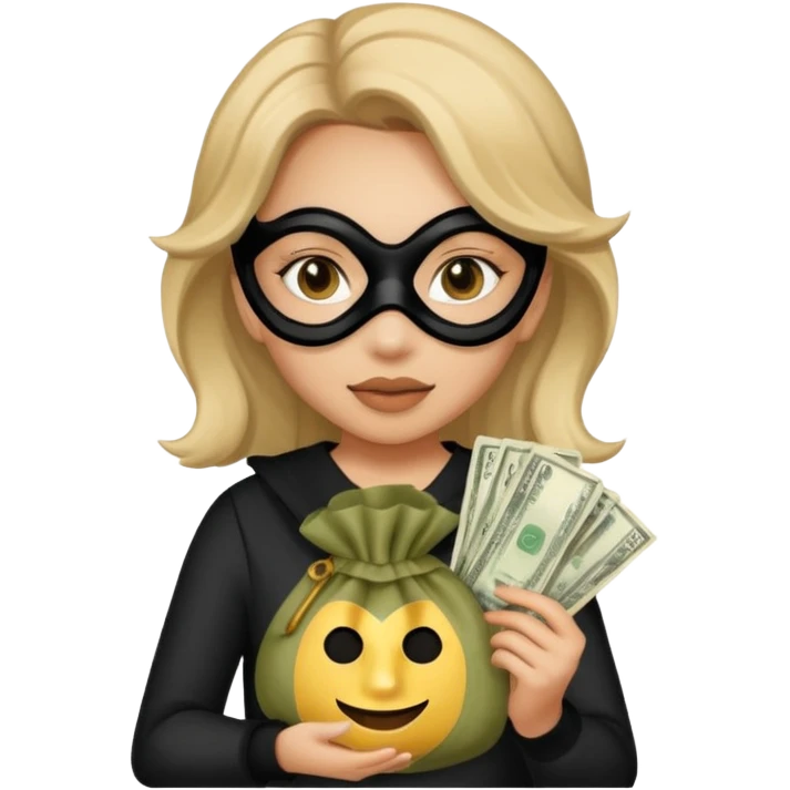 Girl robber emoji emoji