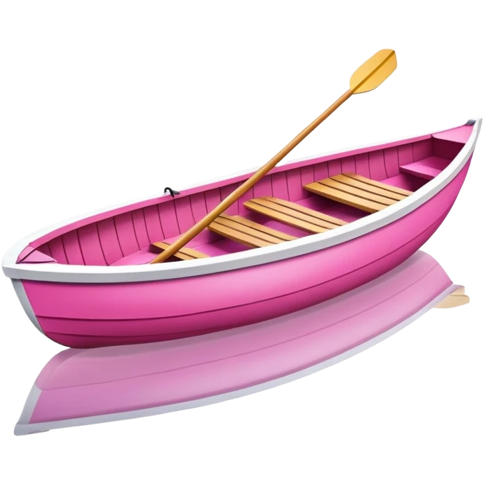pink rowing boat emoji