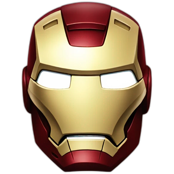 ironman funny face emoji
