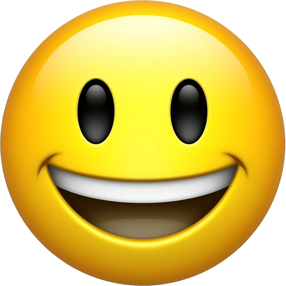 Yellow emoji mischievous emoji