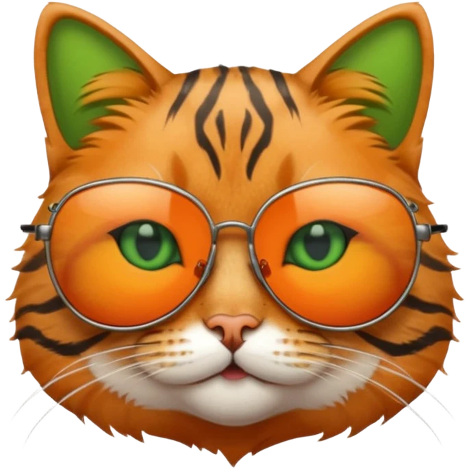 Cat wearing sunglasses emoji