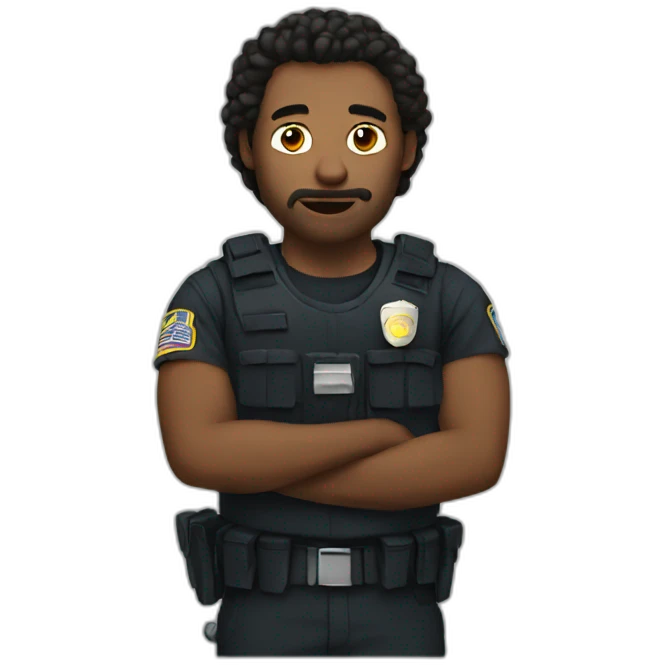 arrested emoji