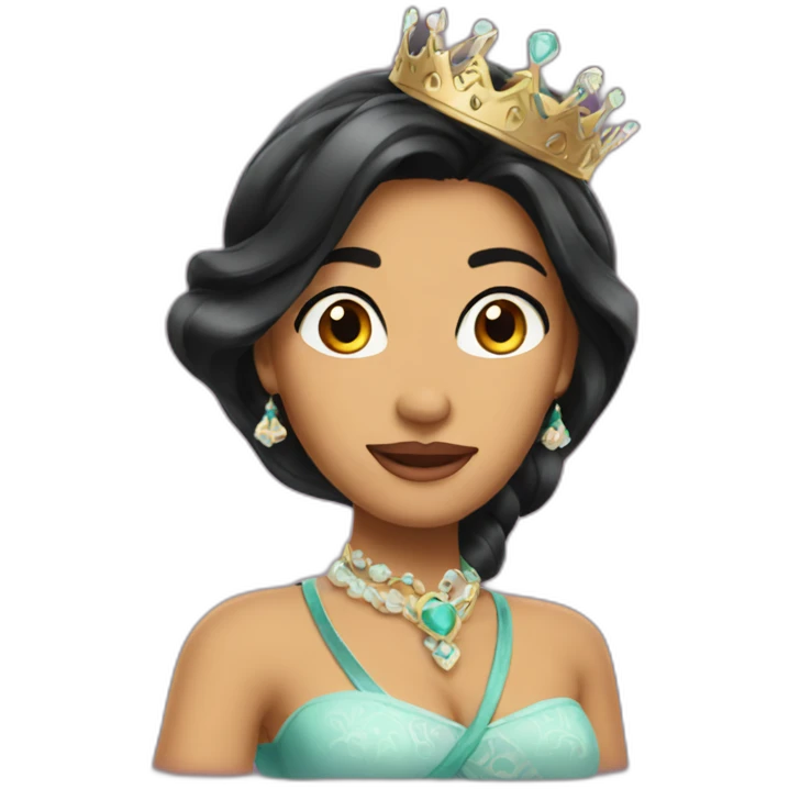 queen jasmine emoji
