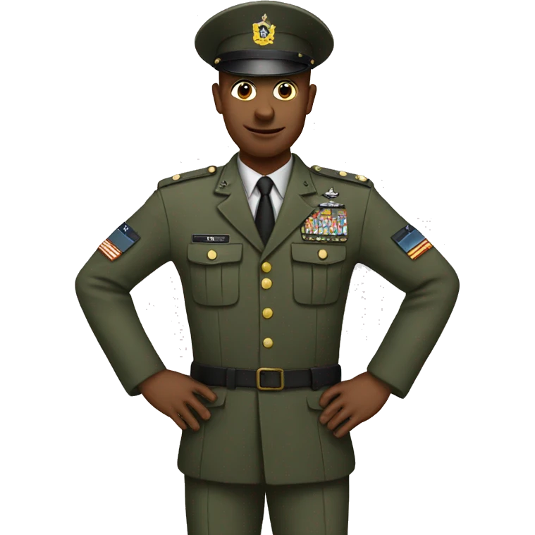 army officer emoji