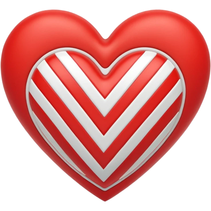 Adidas stripes heart emoji