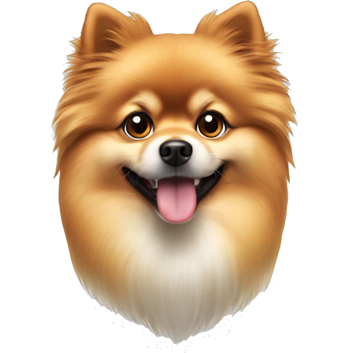 Dog spitz Pomeranian  emoji